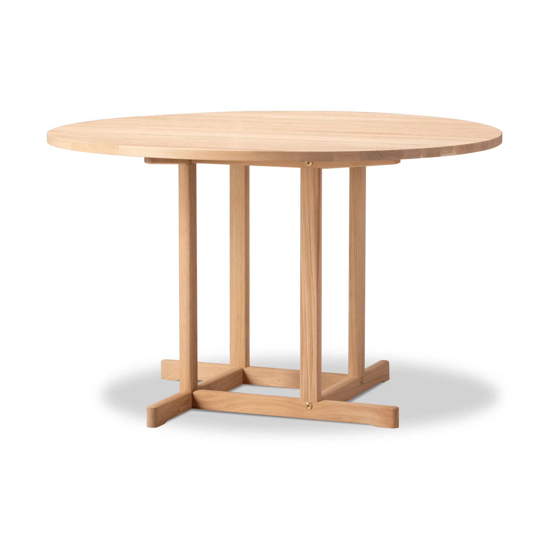 BM80 Mogensen Shaker Table tafel Ø120 cm, Lichtgeoliede eik Fredericia Furniture