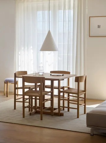 BM80 Mogensen Shaker Table tafel 90x90 cm - Lichtgeoliede eik - Fredericia Furniture