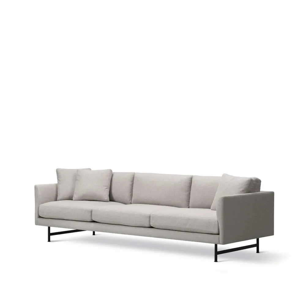 Calmo 5623 bank, Sunniva 717-zwart staal Fredericia Furniture