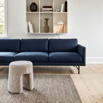 Calmo 5623 bank - Sunniva 717-zwart staal - Fredericia Furniture