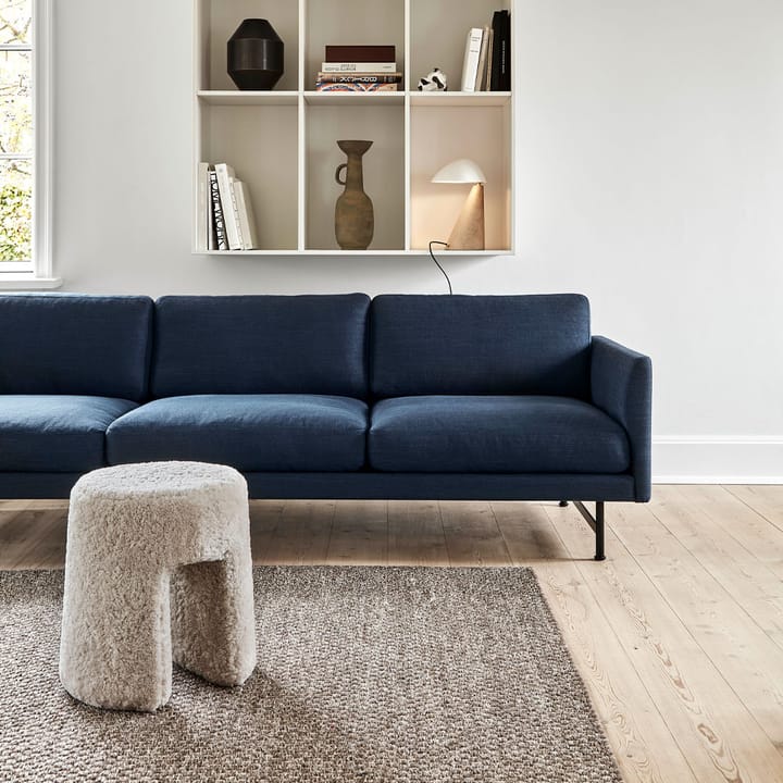 Calmo 5623 bank, Sunniva 783-zwart staal Fredericia Furniture