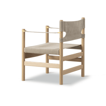 Canvas 21 armstoel - Naturel canvas-licht geoliede eik - Fredericia Furniture