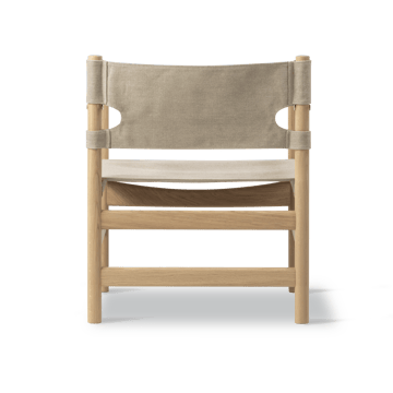 Canvas 21 armstoel - Naturel canvas-licht geoliede eik - Fredericia Furniture