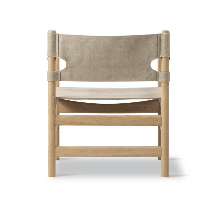 Canvas 21 armstoel, Naturel canvas-licht geoliede eik Fredericia Furniture