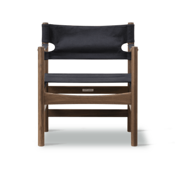 Canvas 21 armstoel - Zwart canvas-geoliede eik - Fredericia Furniture