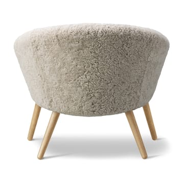 Ditzel loungestoel schapenvacht - Moonlight-eik - Fredericia Furniture