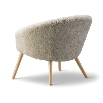 Ditzel loungestoel schapenvacht - Moonlight-eik - Fredericia Furniture