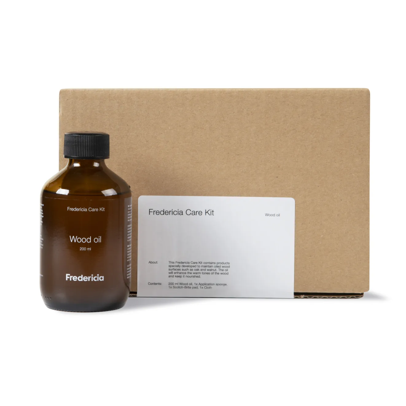 Fredericia meubelverzorgingskit hout, Eik en walnoot Fredericia Furniture