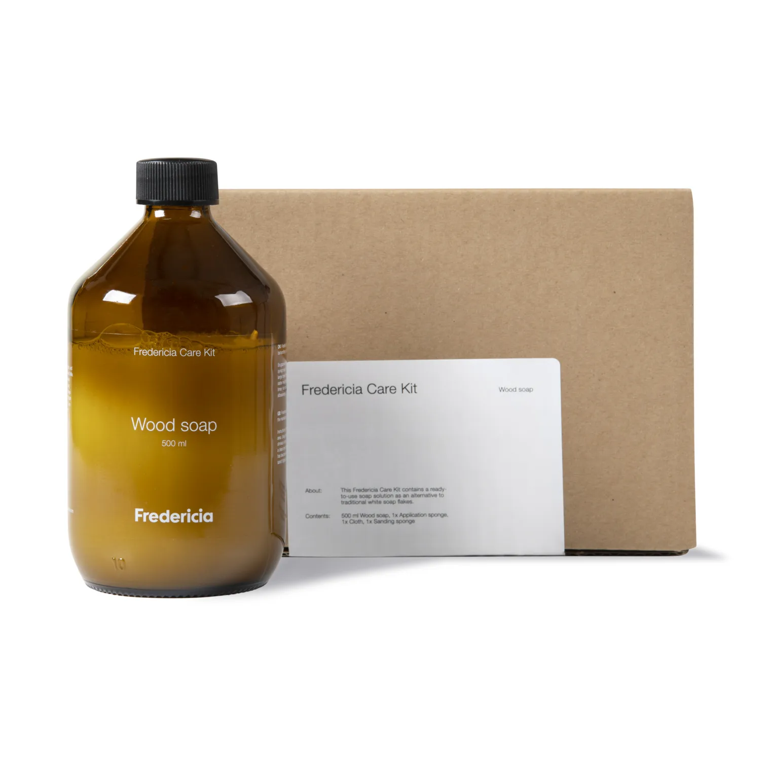 Fredericia meubelverzorgingskit hout, Gezepen hout Fredericia Furniture