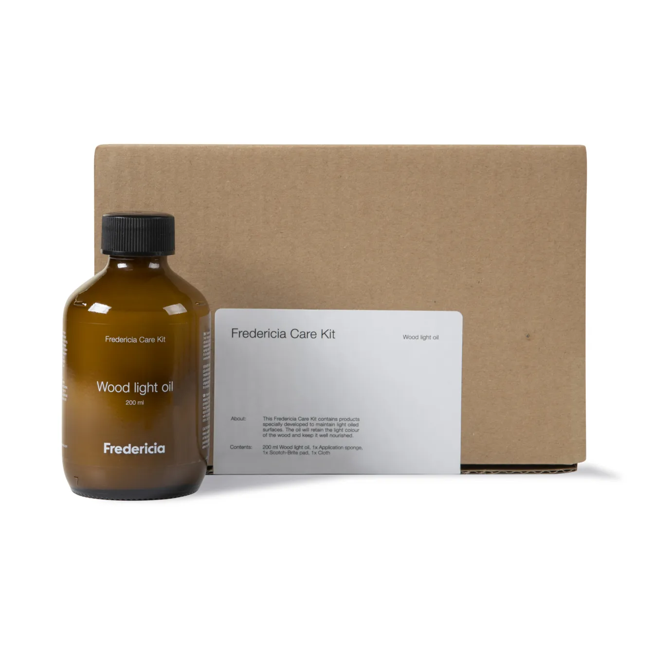 Fredericia meubelverzorgingskit hout, Licht hout Fredericia Furniture