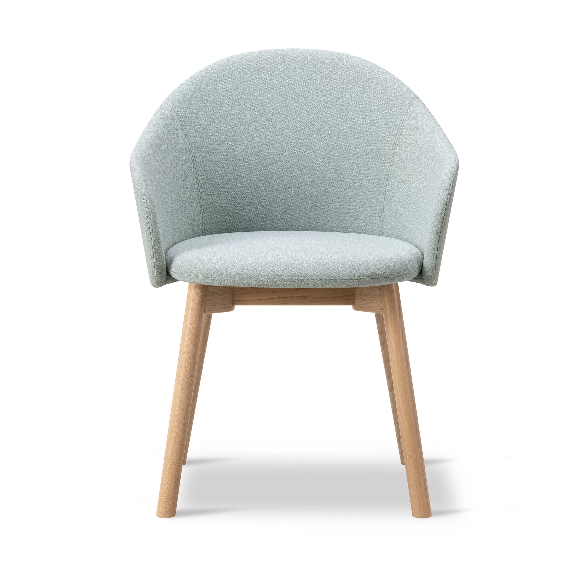 Gomo Armchair fauteuil houten onderstel, Mylla 811-gelakt eik Fredericia Furniture