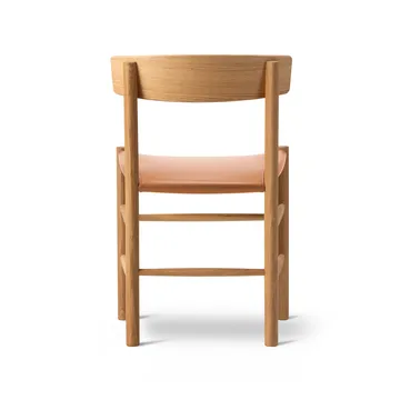 J39 stoel - Geolied eiken – leer Omni 307 cognac - Fredericia Furniture