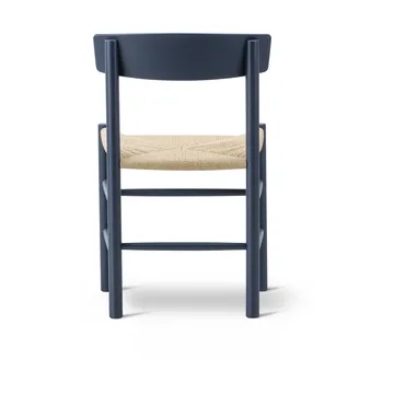 J39 stoel - Indigo blue – gevlochten natuur - Fredericia Furniture