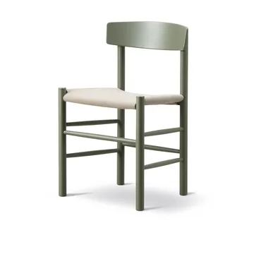 J39 stoel - Khaki goen-naturel canvas - Fredericia Furniture