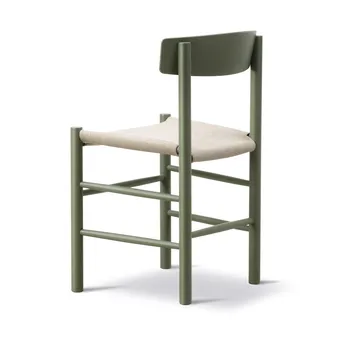 J39 stoel - Khaki goen-naturel canvas - Fredericia Furniture