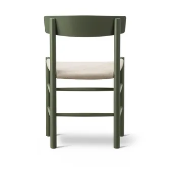 J39 stoel - Khaki goen-naturel canvas - Fredericia Furniture