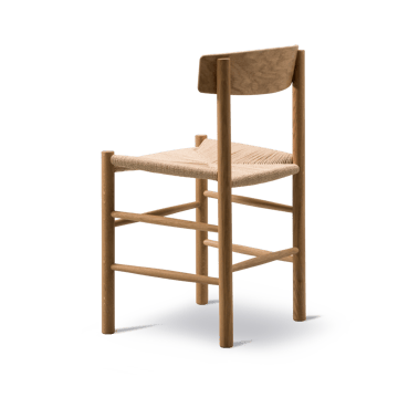 J39 stoel - Oiled oak-gevlochten naturel - Fredericia Furniture