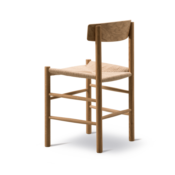 J39 stoel, Oiled oak-gevlochten naturel Fredericia Furniture