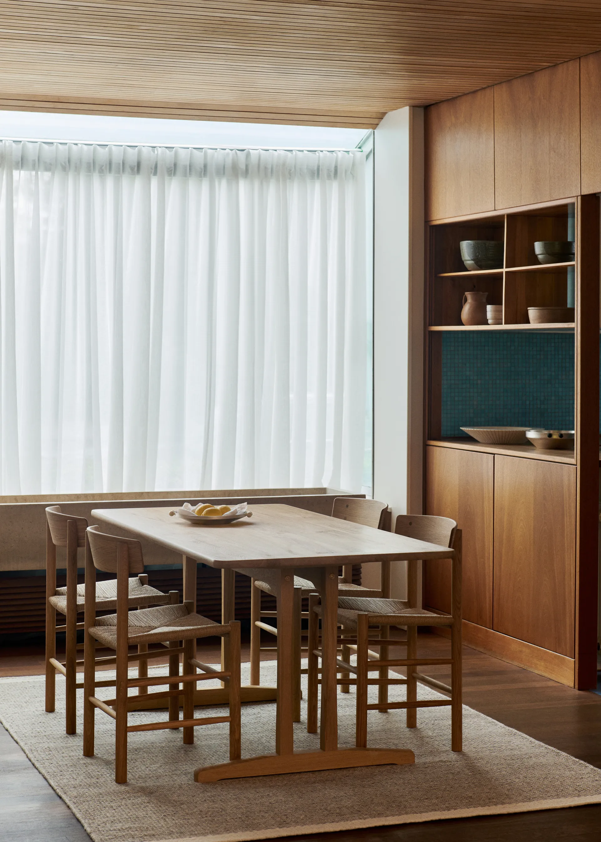 J39 stoel, Oiled oak-gevlochten naturel Fredericia Furniture