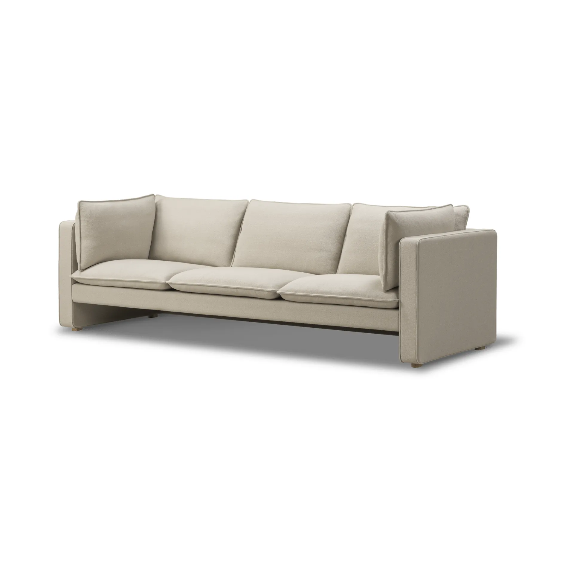 Jota bank, Vidar 146-licht geolied eiken, 231 cm, 3-zits Fredericia Furniture