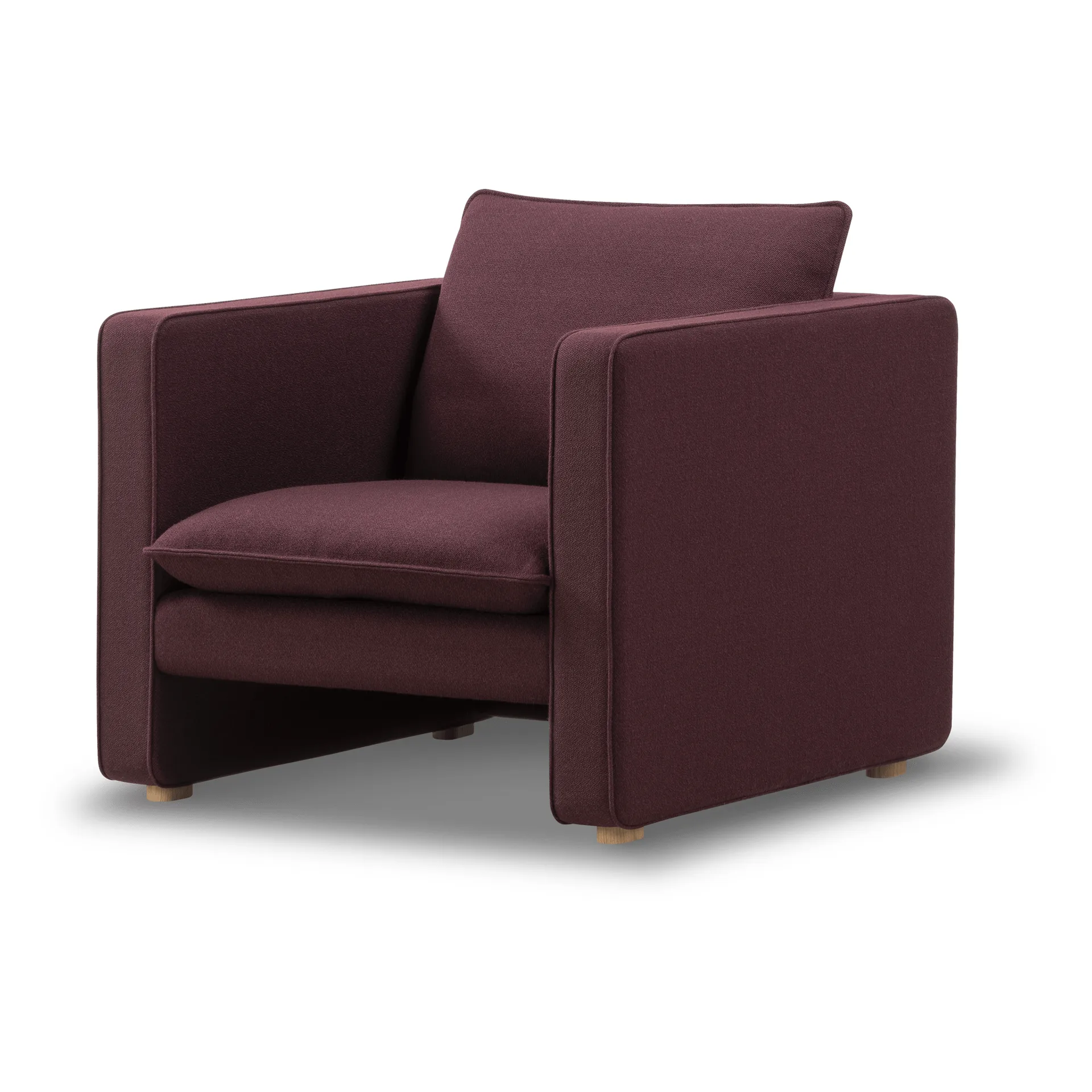 Jota loungestoel, Vidar 693-lichtgeolied eiken Fredericia Furniture