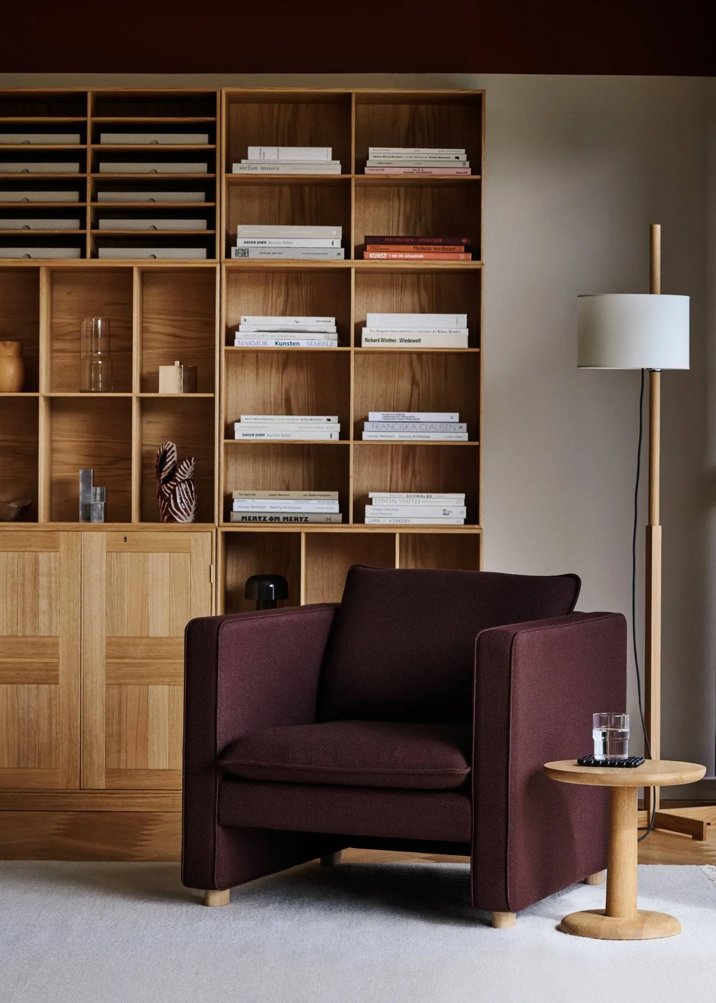 Jota loungestoel, Vidar 693-lichtgeolied eiken Fredericia Furniture