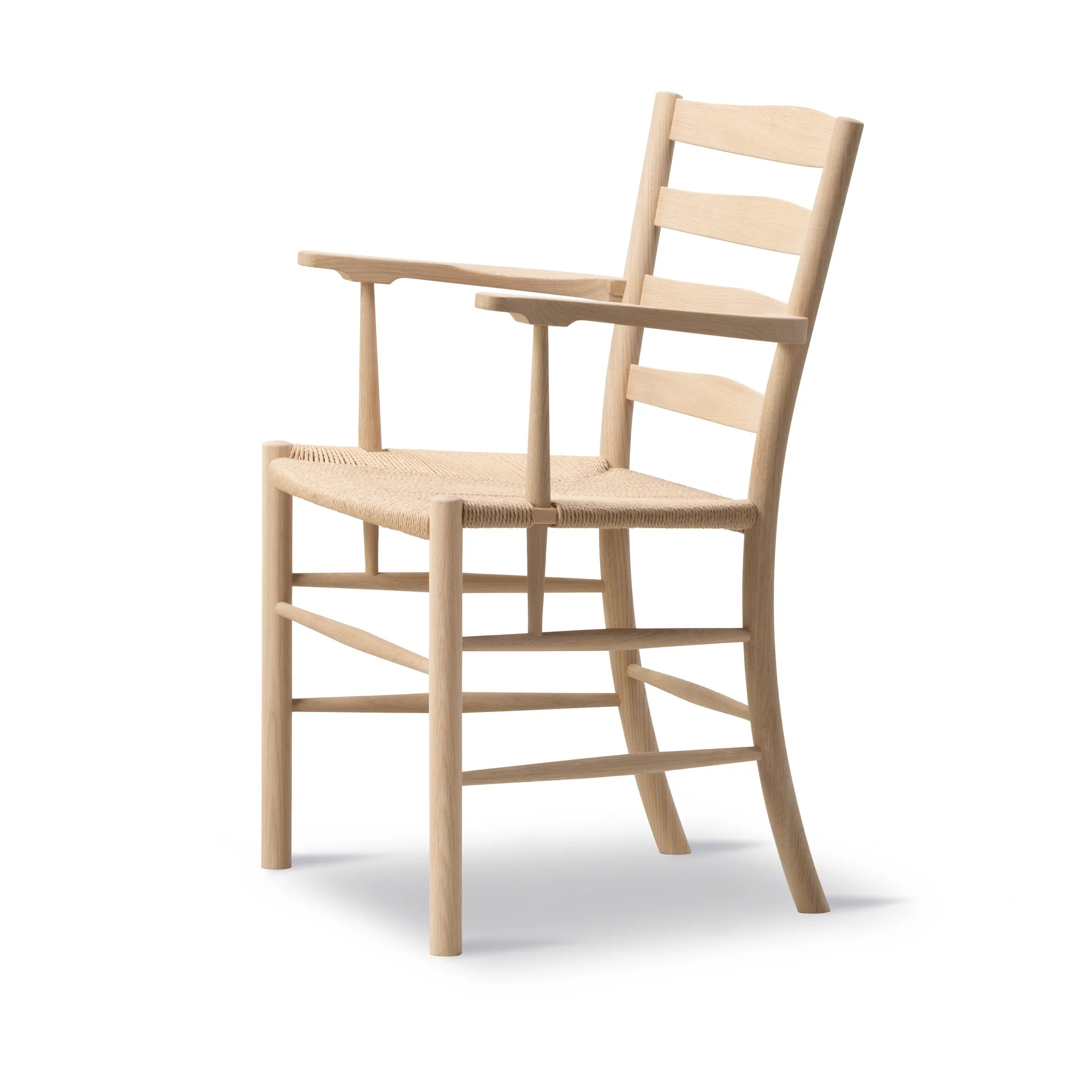 Klint armstoel, Natuur-gevlochten-gezeepte eik Fredericia Furniture