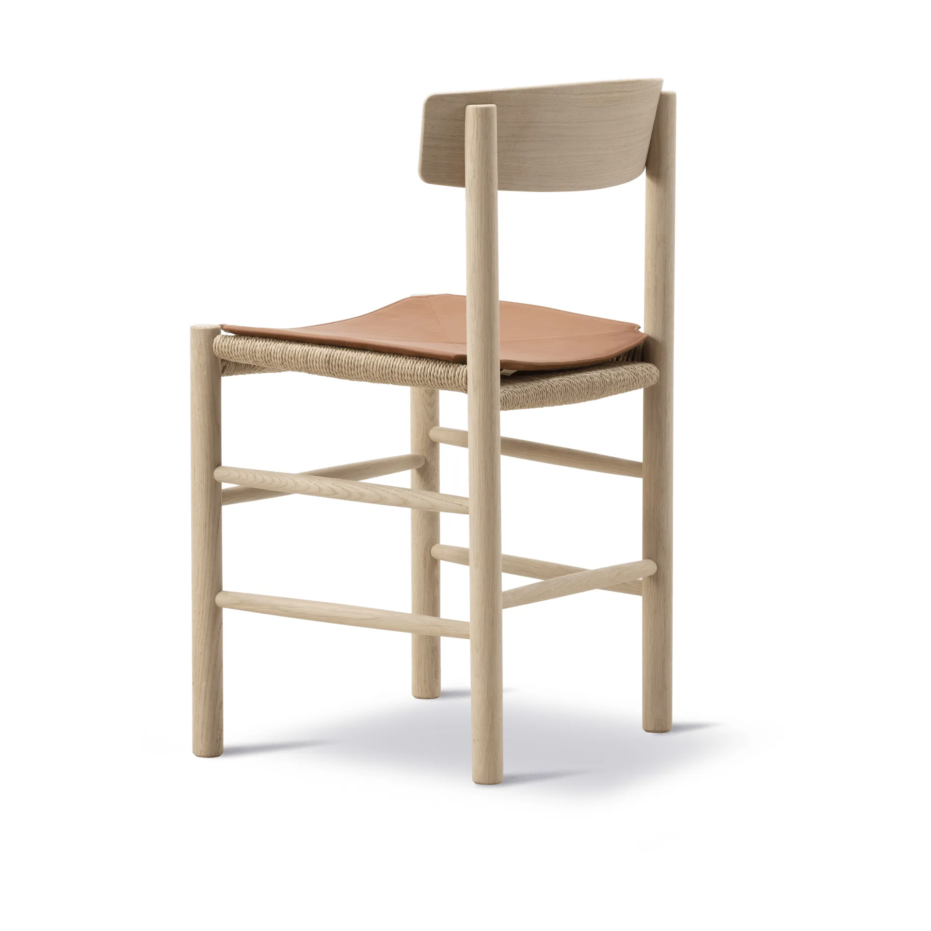 Leren zitkussen voor J39 stoel, Leer Cera 905 Russet Brown Fredericia Furniture
