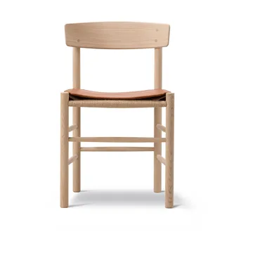Leren zitkussen voor J39 stoel - Leer Cera 905 Russet Brown - Fredericia Furniture