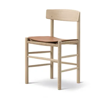 Leren zitkussen voor J39 stoel - Leer Cera 905 Russet Brown - Fredericia Furniture