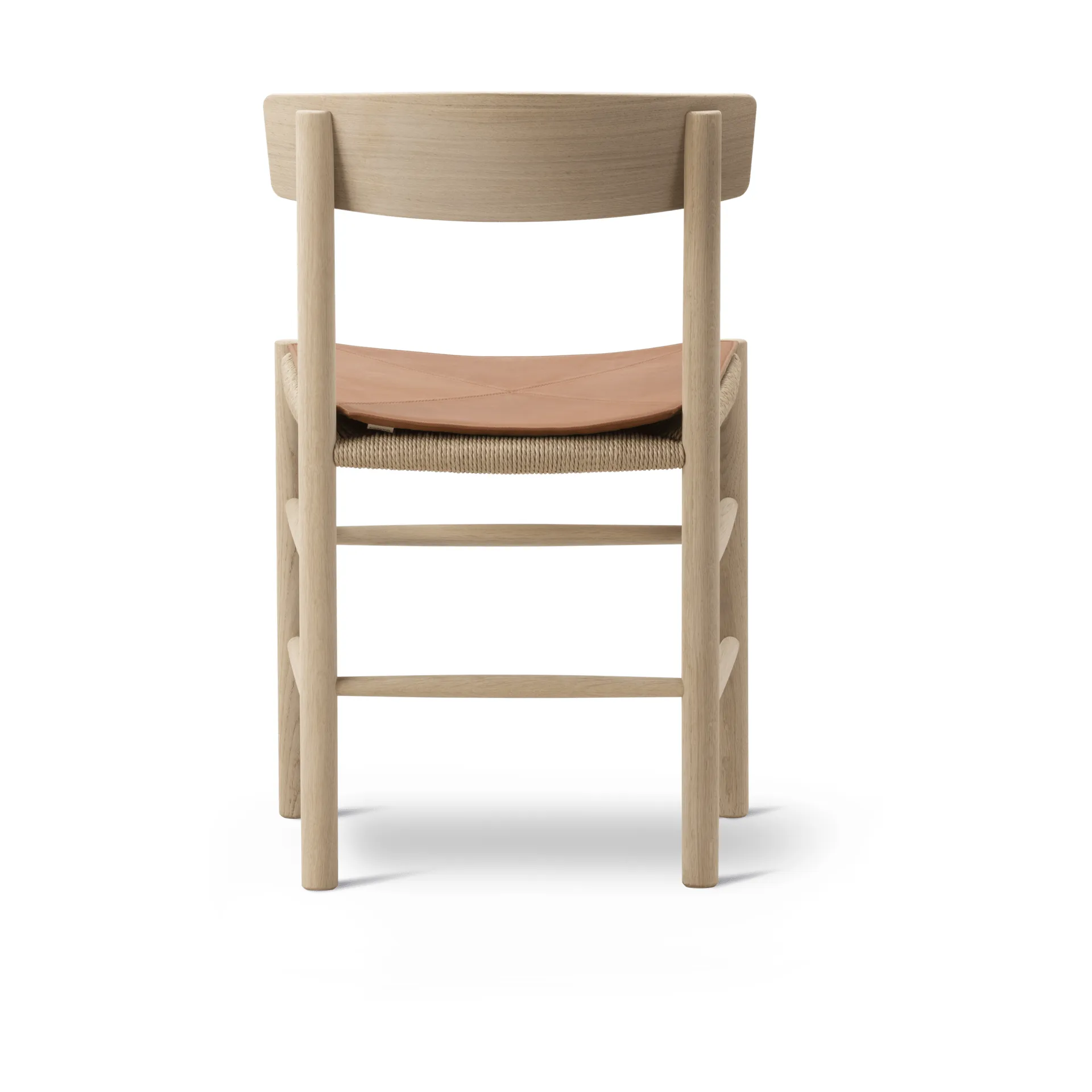 Leren zitkussen voor J39 stoel, Leer Cera 905 Russet Brown Fredericia Furniture