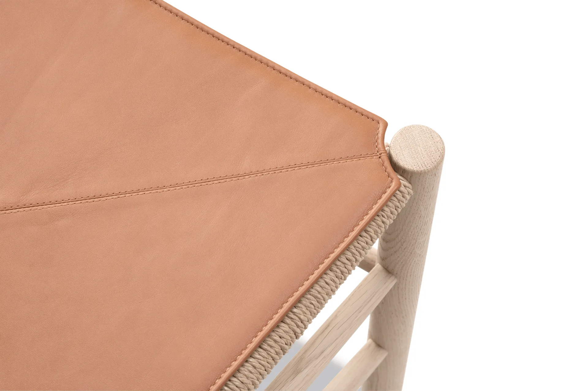 Leren zitkussen voor J39 stoel, Leer Cera 905 Russet Brown Fredericia Furniture