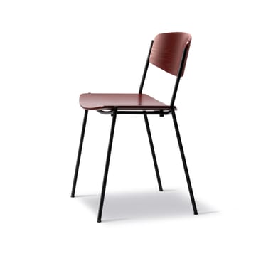 Lynderup 3080 stoel - Rood esdoorn-zwart stalen frame - Fredericia Furniture