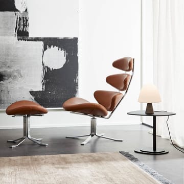 Meadow tafellamp - Opal- dark atlantico kalksteen - Fredericia Furniture