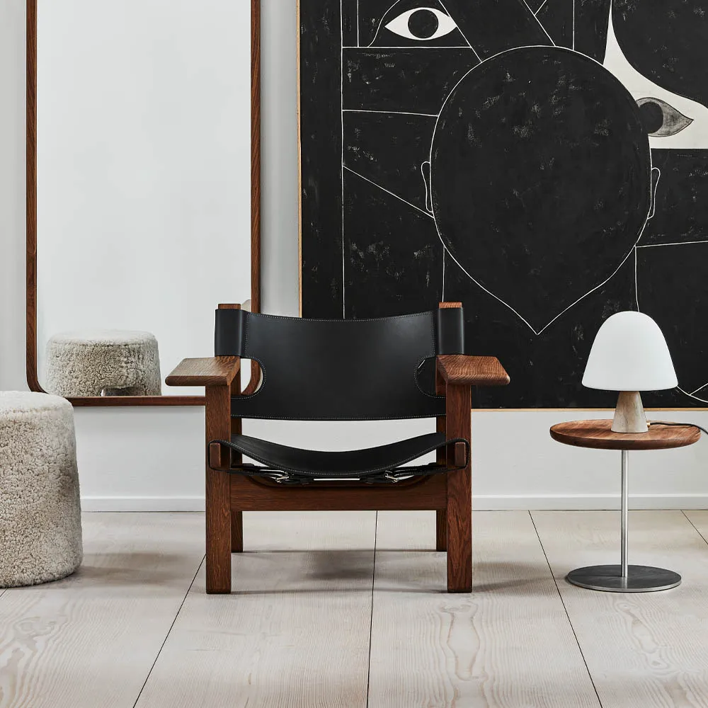 Meadow tafellamp, Opal- dark atlantico kalksteen Fredericia Furniture