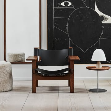 Meadow tafellamp - Opal- dark atlantico kalksteen - Fredericia Furniture