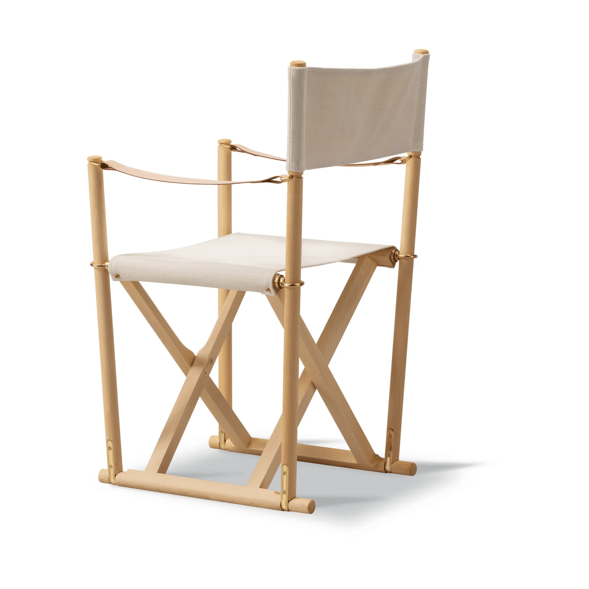 MK16 Folding Chair stoel, Off white-geolied beukenhout Fredericia Furniture