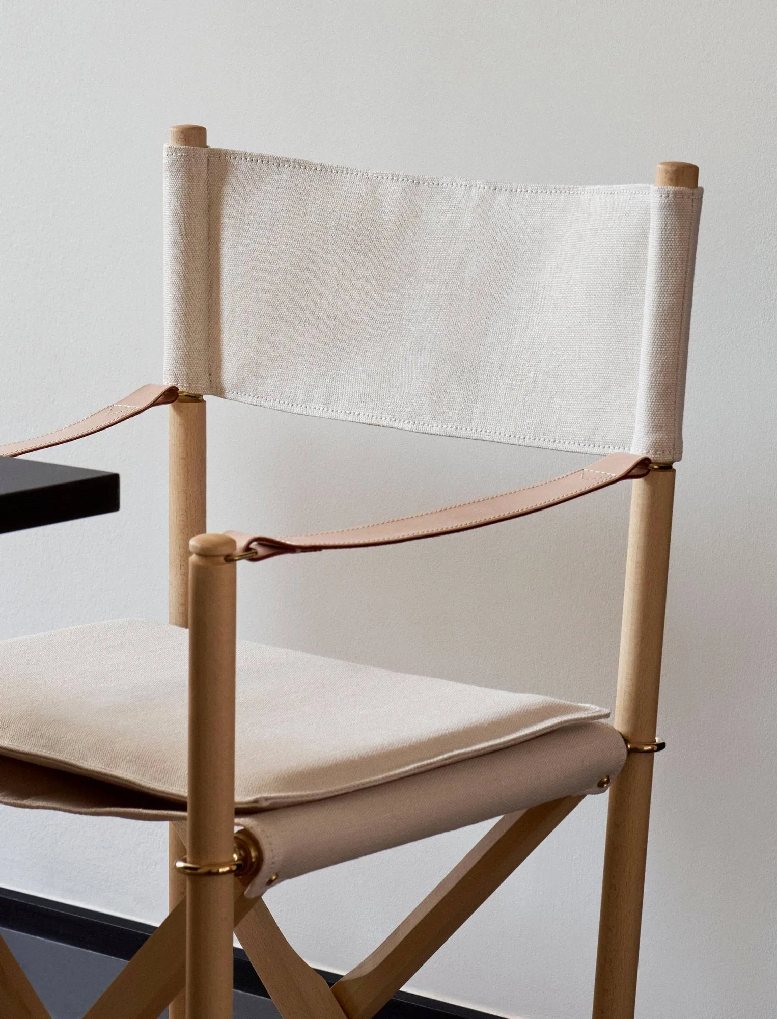MK16 Folding Chair stoel, Off white-geolied beukenhout Fredericia Furniture
