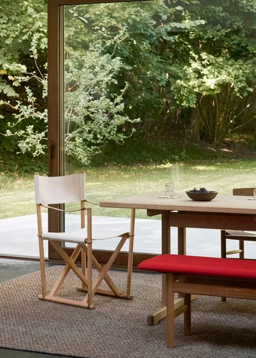 MK16 Folding Chair stoel - Off white-geolied beukenhout - Fredericia Furniture