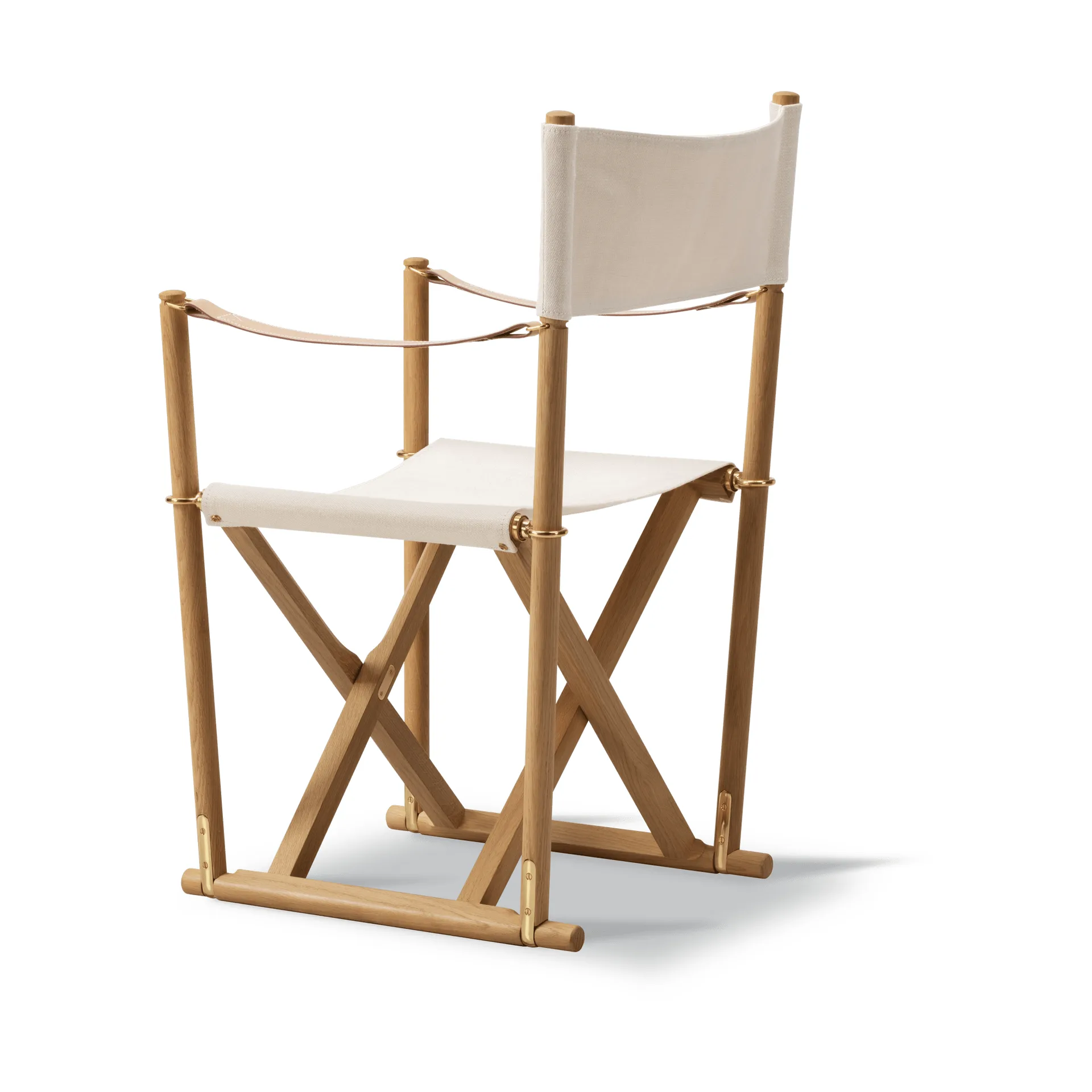 MK16 Folding Chair stoel, Off white-geolied eikenhout Fredericia Furniture