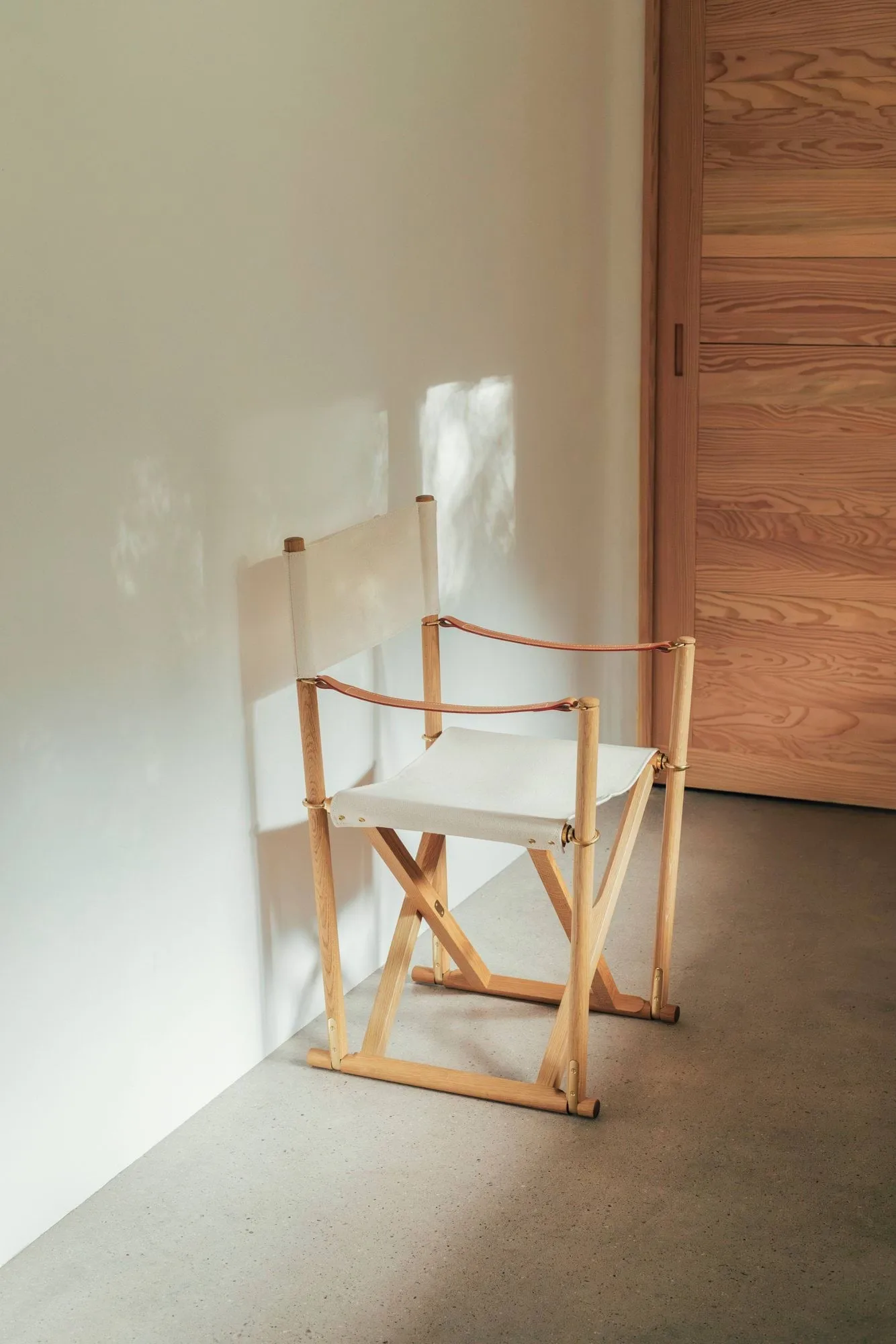 MK16 Folding Chair stoel, Off white-licht geolied eikenhout Fredericia Furniture