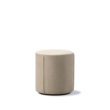 Mono zitpoef - Grand linnen beige-Ø39 cm - Fredericia Furniture