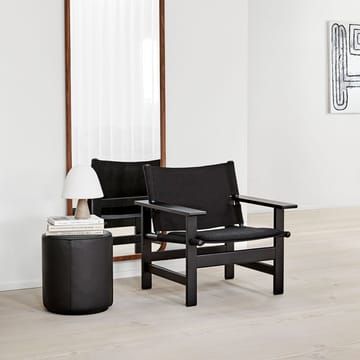 Mono zitpoef - Grand linnen beige-Ø39 cm - Fredericia Furniture
