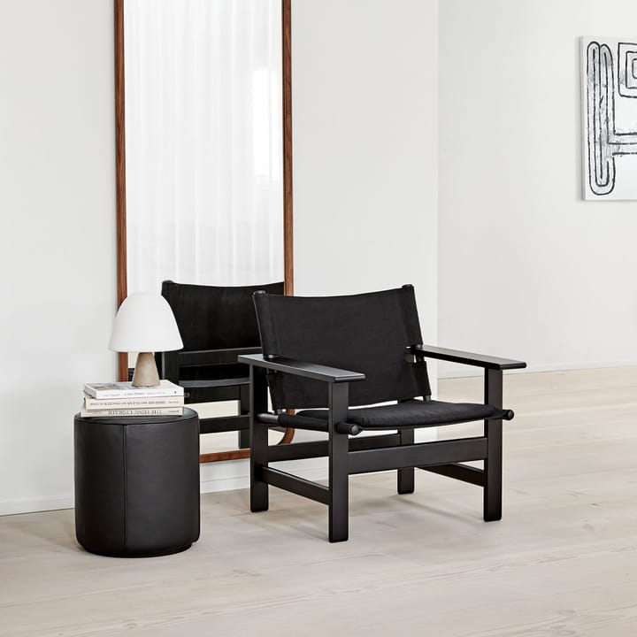 Mono zitpoef, Grand linnen beige-Ø39 cm Fredericia Furniture
