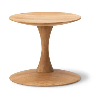 ND102 Trisse kruk - Geoliede eik, Ø32x28 cm - Fredericia Furniture