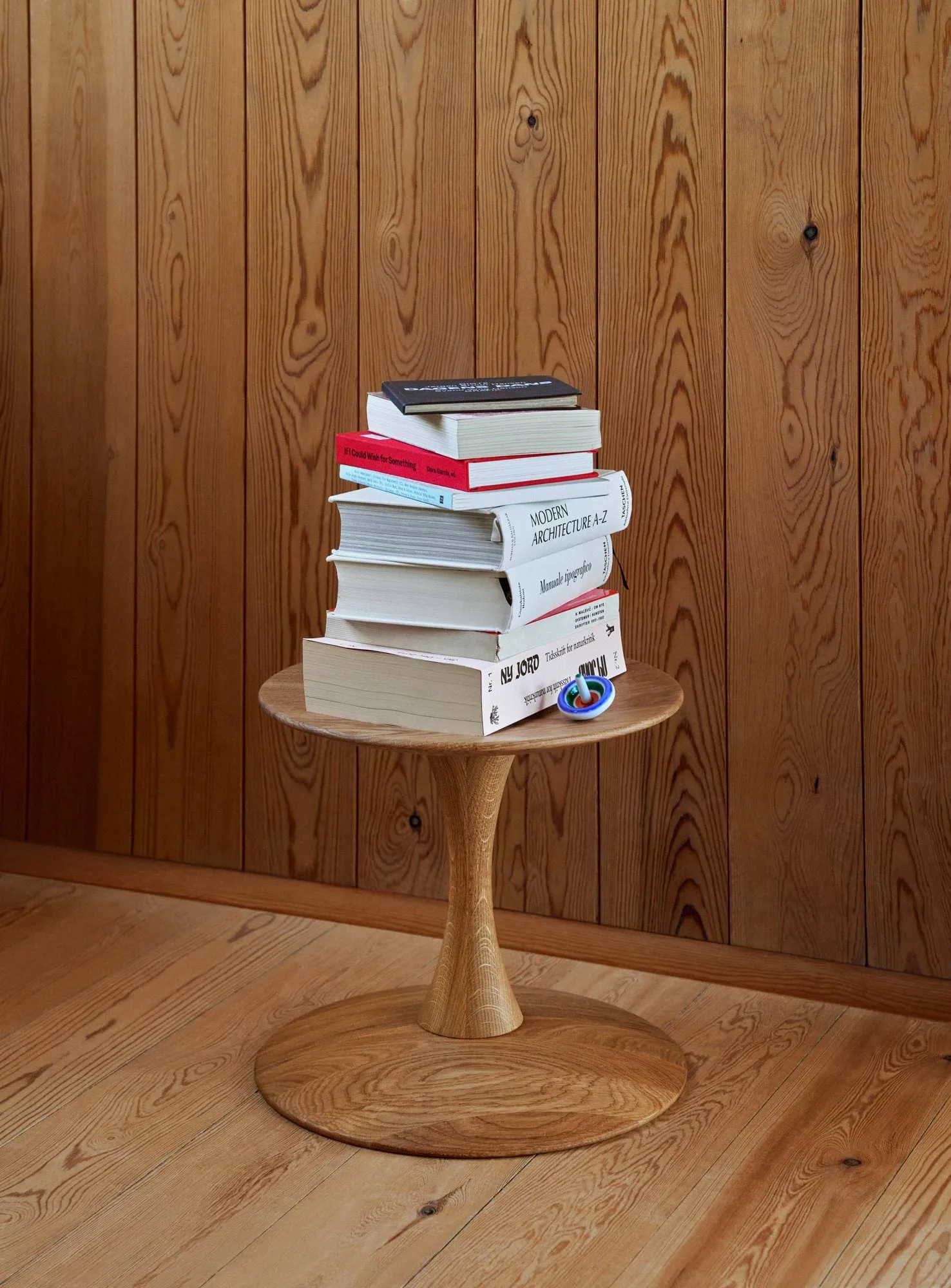 ND102 Trisse kruk, Gerookt geolied eiken, Ø32x28 cm Fredericia Furniture