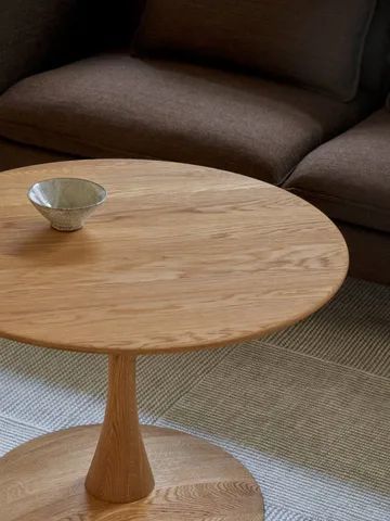 ND104 Trisse salontafel - Geoliede eik, Ø68x48 cm - Fredericia Furniture