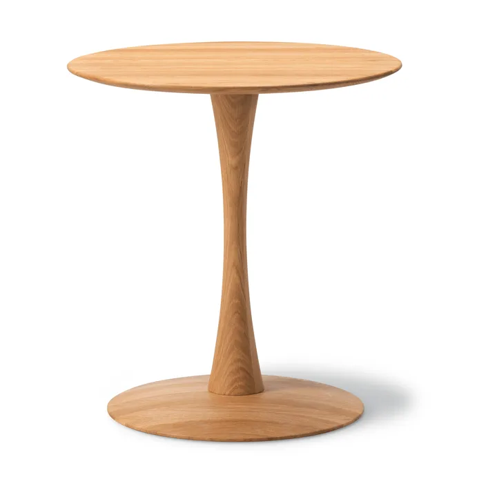 ND106 Trisse eettafel - Geoliede eik, Ø68x73 cm - Fredericia Furniture