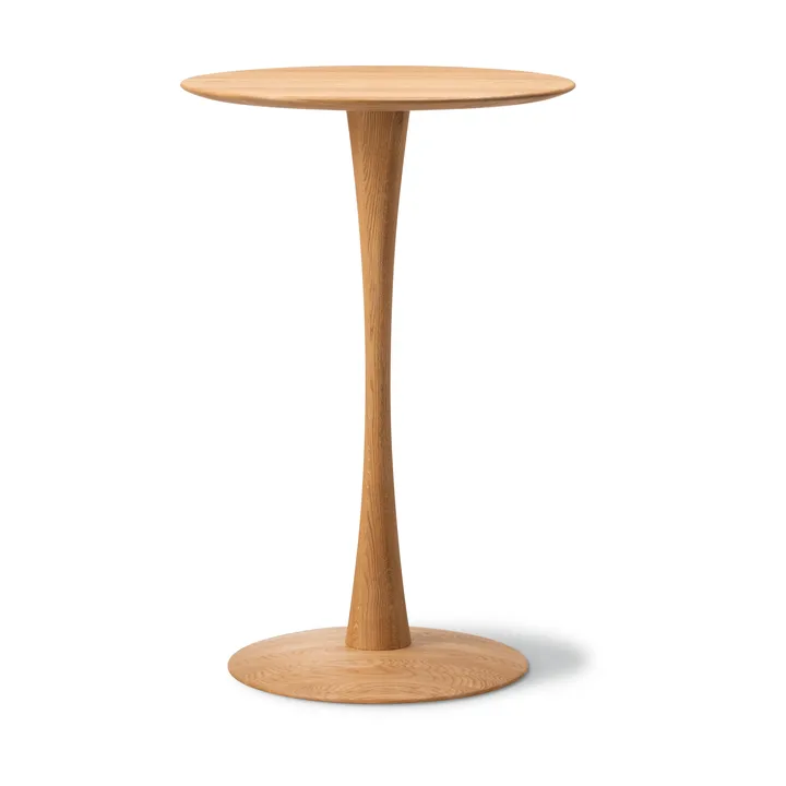 ND108 Trisse bartafel - Geoliede eik, Ø68x105 cm - Fredericia Furniture