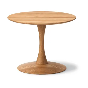 ND110 Trisse salontafel - Geoliede eik, Ø55x42 cm - Fredericia Furniture